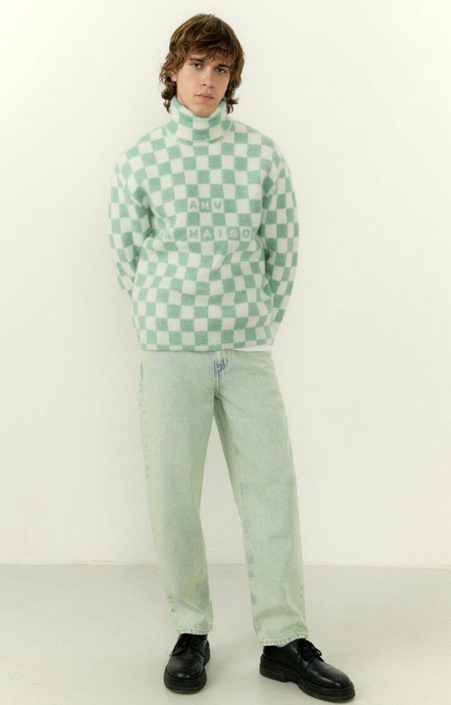 Homme american vintage Pantalons | Jean Droit Homme Joybird Vert