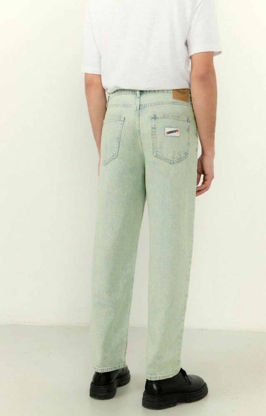 Homme american vintage Pantalons | Jean Droit Homme Joybird Vert