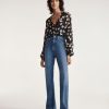 Femme the kooples Pantalons | 5Pockets Bootcut Denim Bleu