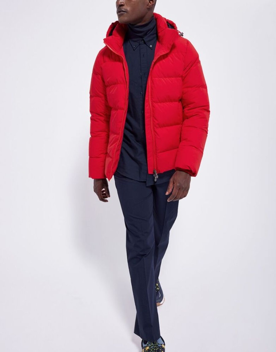 Homme pyrenex Manteaux & Vestes | Spoutnic Mini Ripstop Chineese Red M Rouge