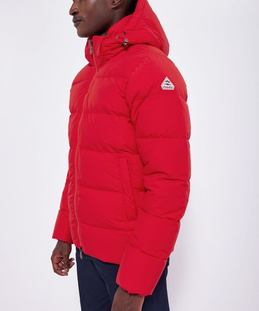 Homme pyrenex Manteaux & Vestes | Spoutnic Mini Ripstop Chineese Red M Rouge