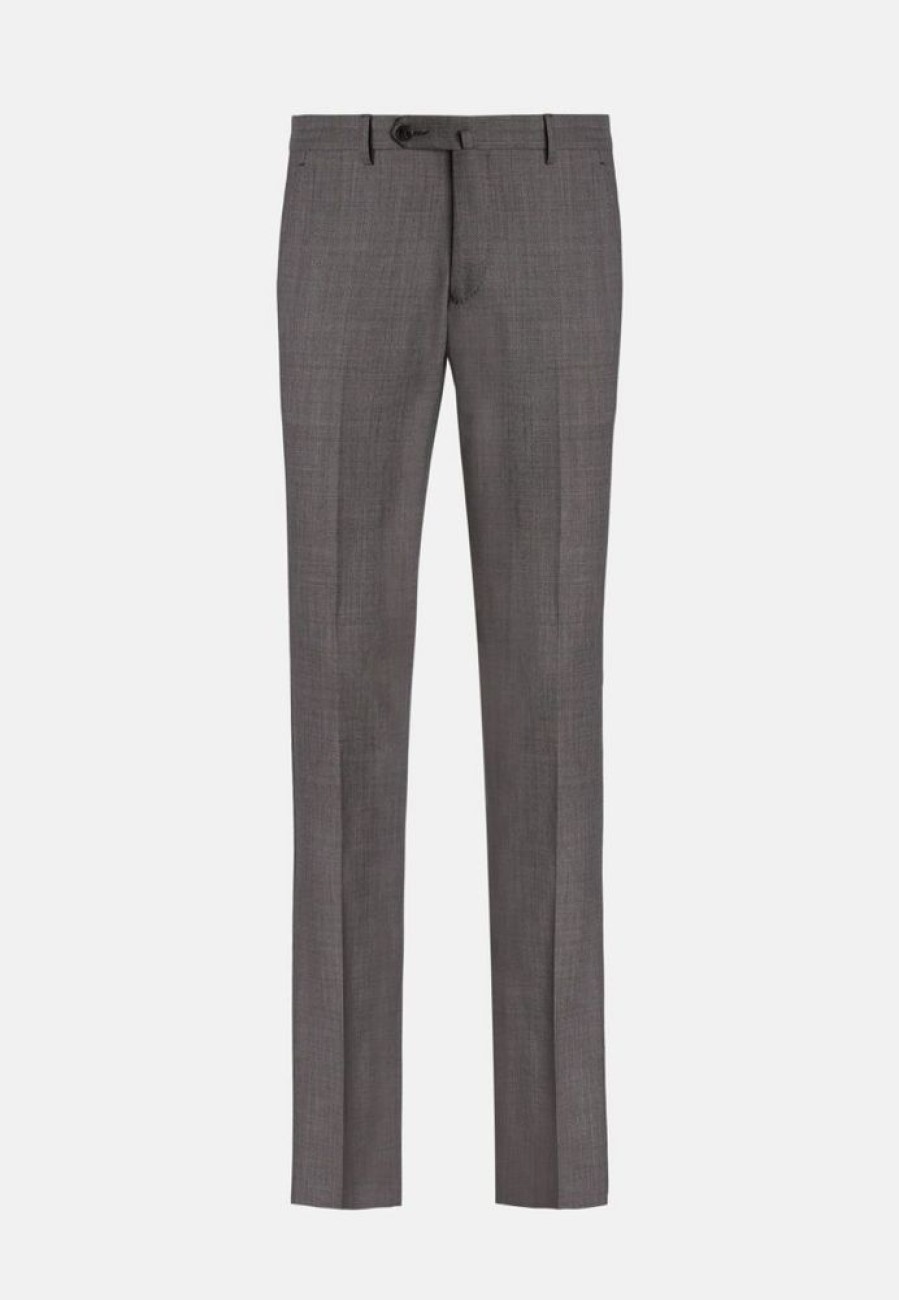 Homme boggi milano Costumes | Grey Wool Trousers Style Luis Gris