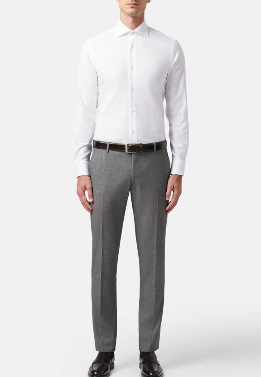 Homme boggi milano Costumes | Grey Wool Trousers Style Luis Gris