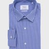 Homme figaret Chemises | Chemise Contemporaine Rayee E Bleu