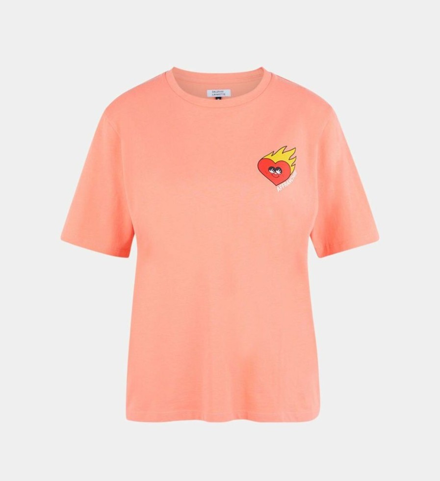 Femme galeries lafayette T-Shirts | T-Shirt Noon1 Coton - Galeries Lafayette Orange