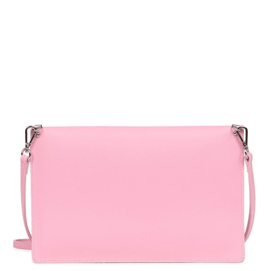 Femme lancaster Pochettes | Pochette A Rabat Avec Pression Pur & Element City Rose