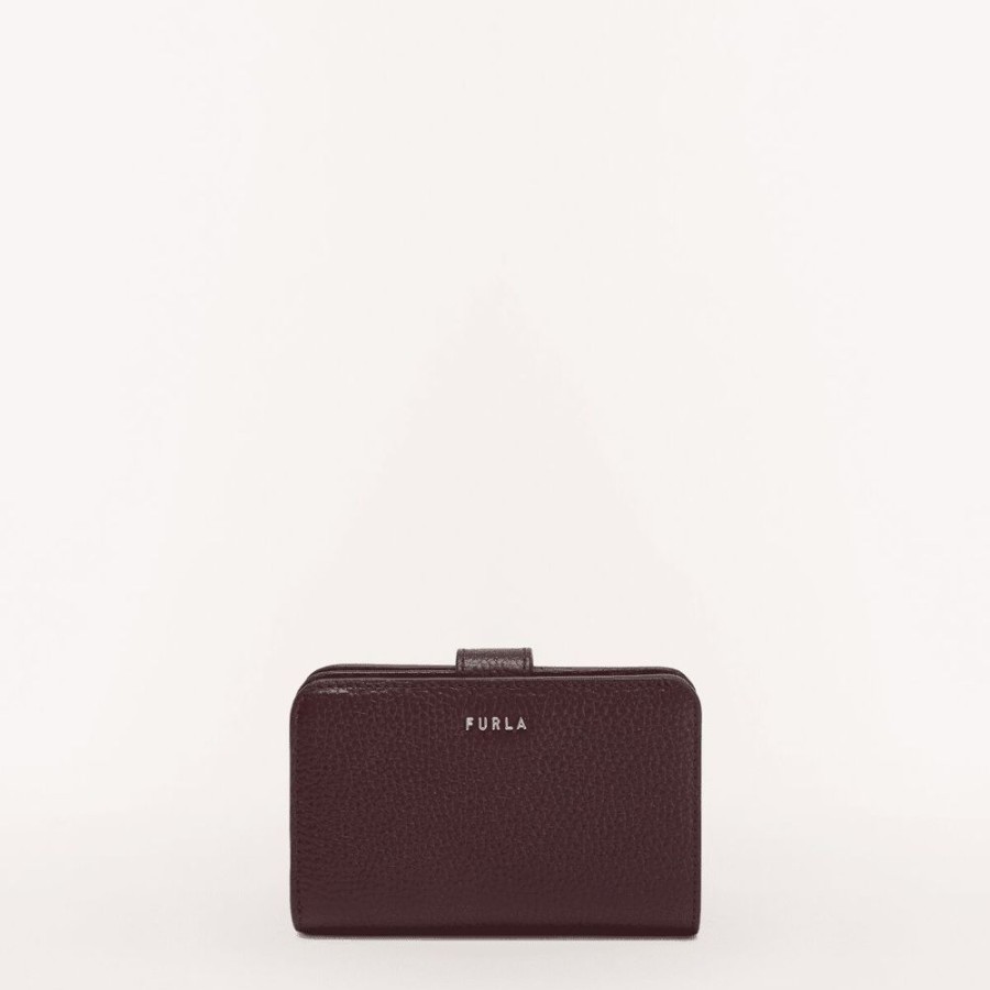 Femme furla Sacs | Ritzy M Compact Wallet - Vitello Keria Bordeaux