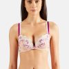 Femme aubade Soutien-Gorges | Soutien-Gorge Push-Up Romance D'Ete Rose