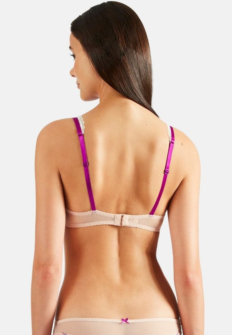 Femme aubade Soutien-Gorges | Soutien-Gorge Push-Up Romance D'Ete Rose