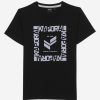 Enfant kaporal T-Shirts | T-Shirt Garcon En 100% Coton Noir