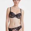 Femme aubade Soutien-Gorges | Soutien-Gorge Corbeille - Jusqu'Au Bonnet G Magic Garden Noir