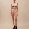 Femme maje T-Shirts | Ensemble De Lingerie En Dentelle Rose Pale