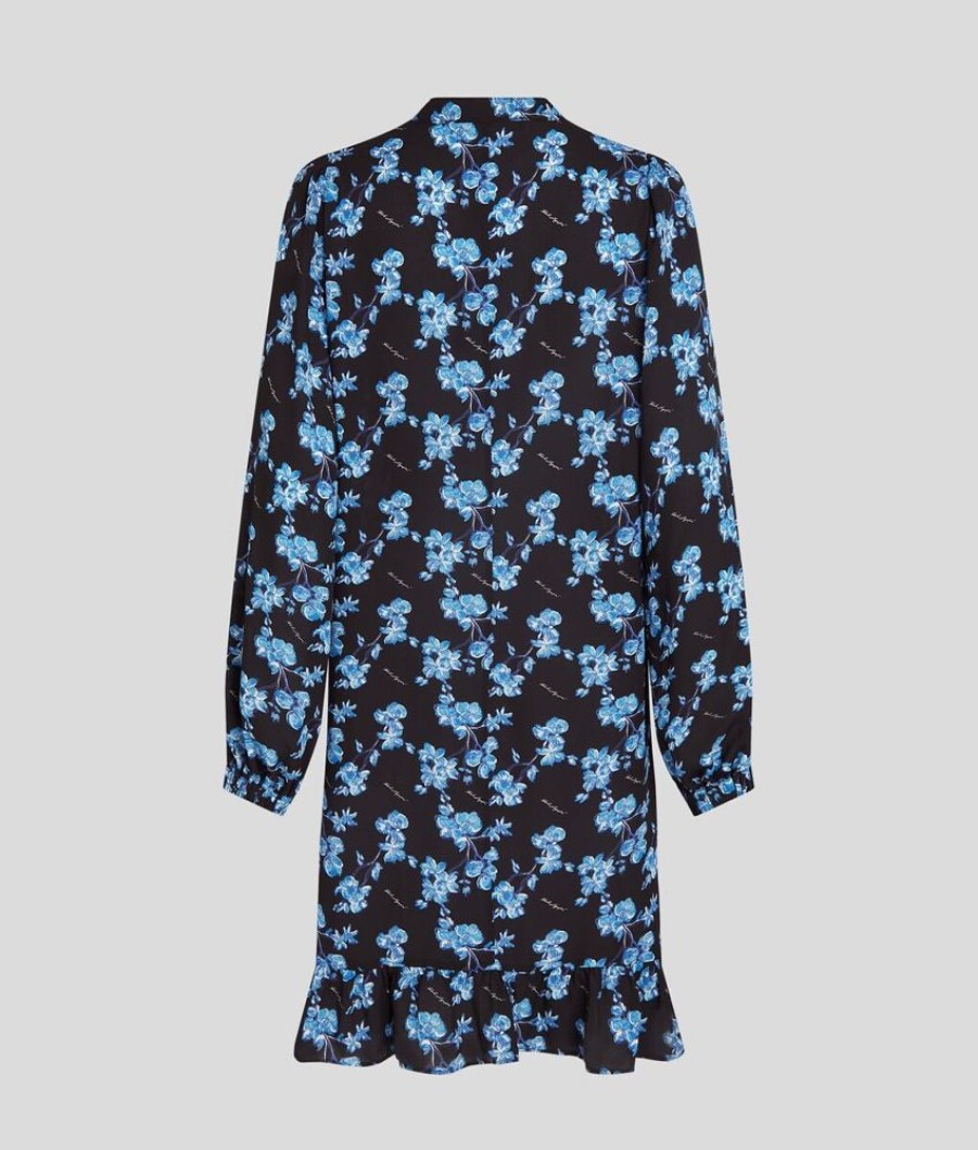 Femme karl lagerfeld Robes & Jupes | Orchid Feminine Dress Noir