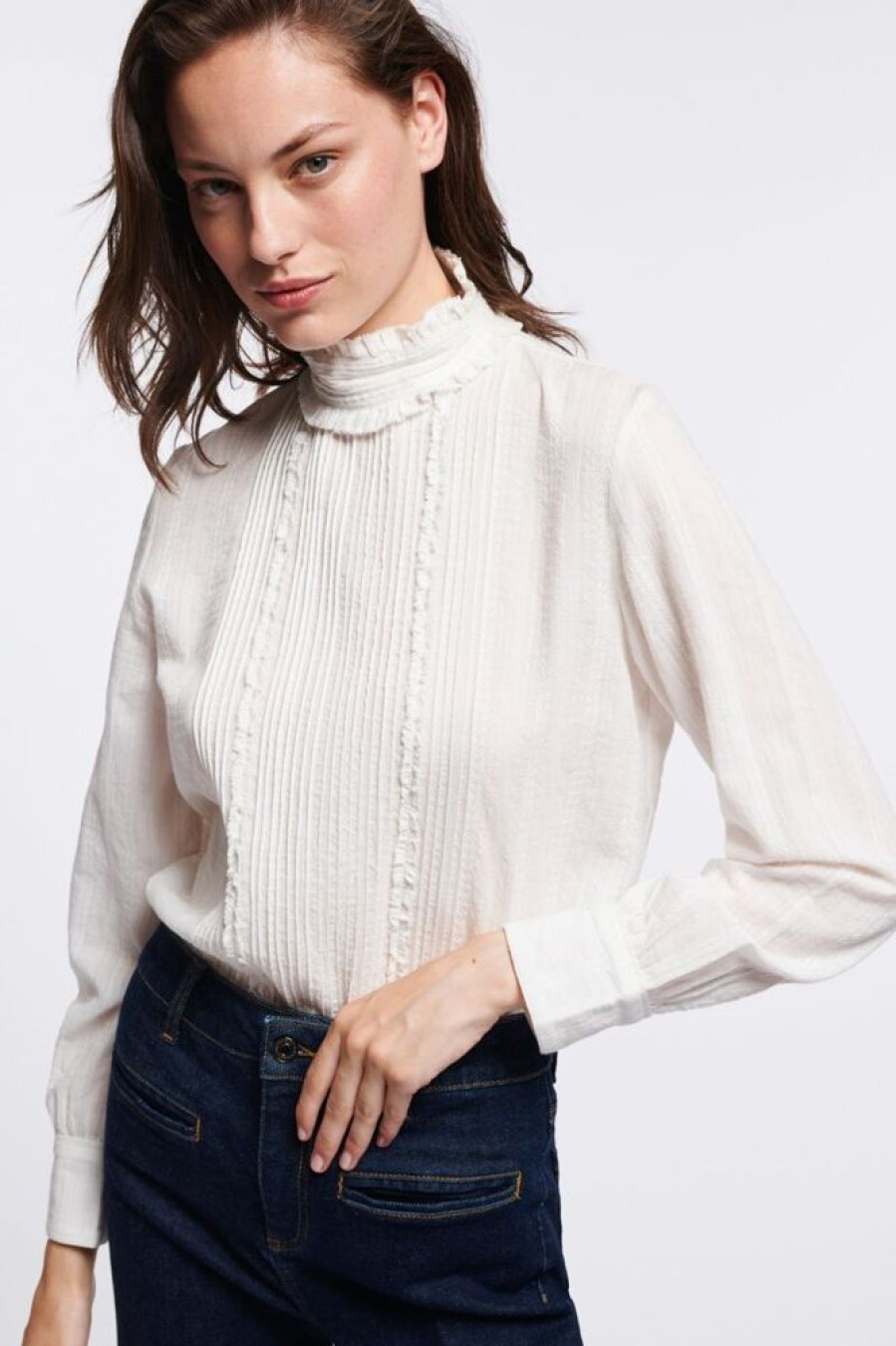 Femme vanessa bruno Chemises & Blouses | Blouse Pretty Blanc