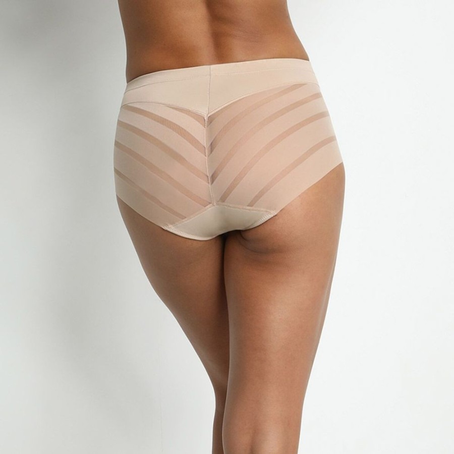 Femme dim Culottes | Culotte Coloris Peau Ventre Plat Diam'S Control Culotte Creme