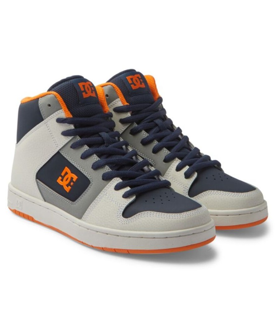 Homme dc shoes Baskets | Adys100743-Ngh - Manteca 4 Hi Gris