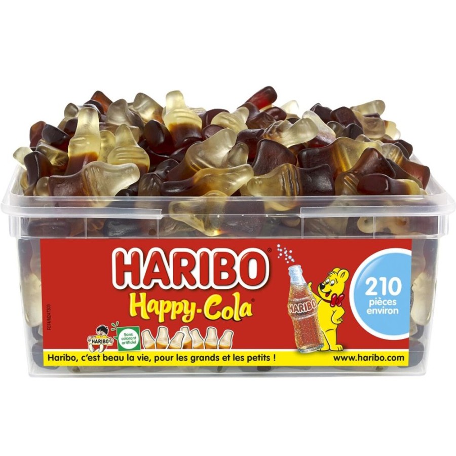 Epicerie haribo | Happy Cola 210 Bonbons