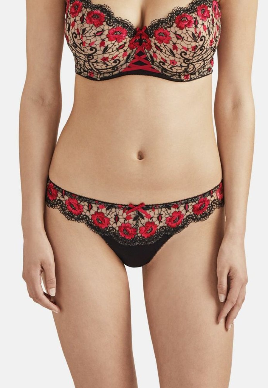 Femme aubade Culottes | Tanga Fievre Andalouse Rouge