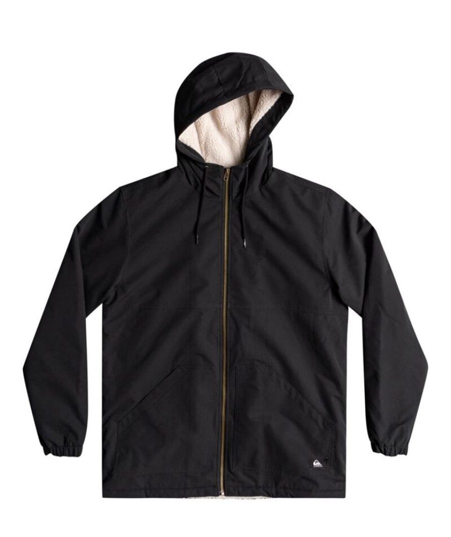 Homme quiksilver Manteaux & Vestes | Eqyjk03918-Kvj0 - Final Call Jacket Noir