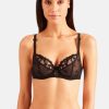 Femme aubade Soutien-Gorges | Soutien-Gorge Balconnet Au Bal De Flore Noir