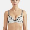 Femme aubade Soutien-Gorges | Soutien-Gorge Push-Up Fievre Andalouse Blanc