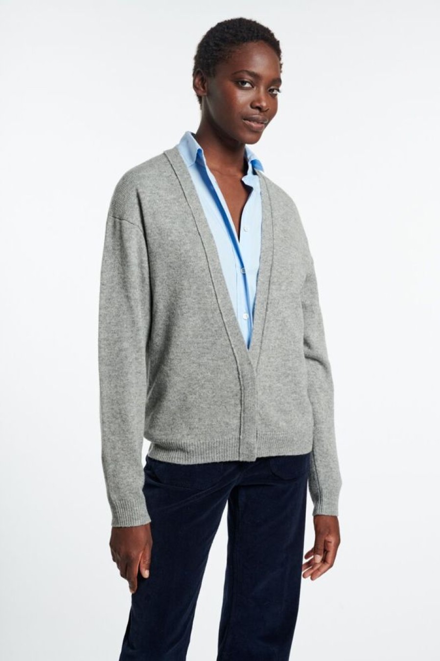 Femme vanessa bruno Pulls & Gilets | Cardigan Samba Gris