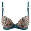 Femme aubade Soutien-Gorges | Soutien-Gorge Push-Up Coque Hypnolove Turquoise