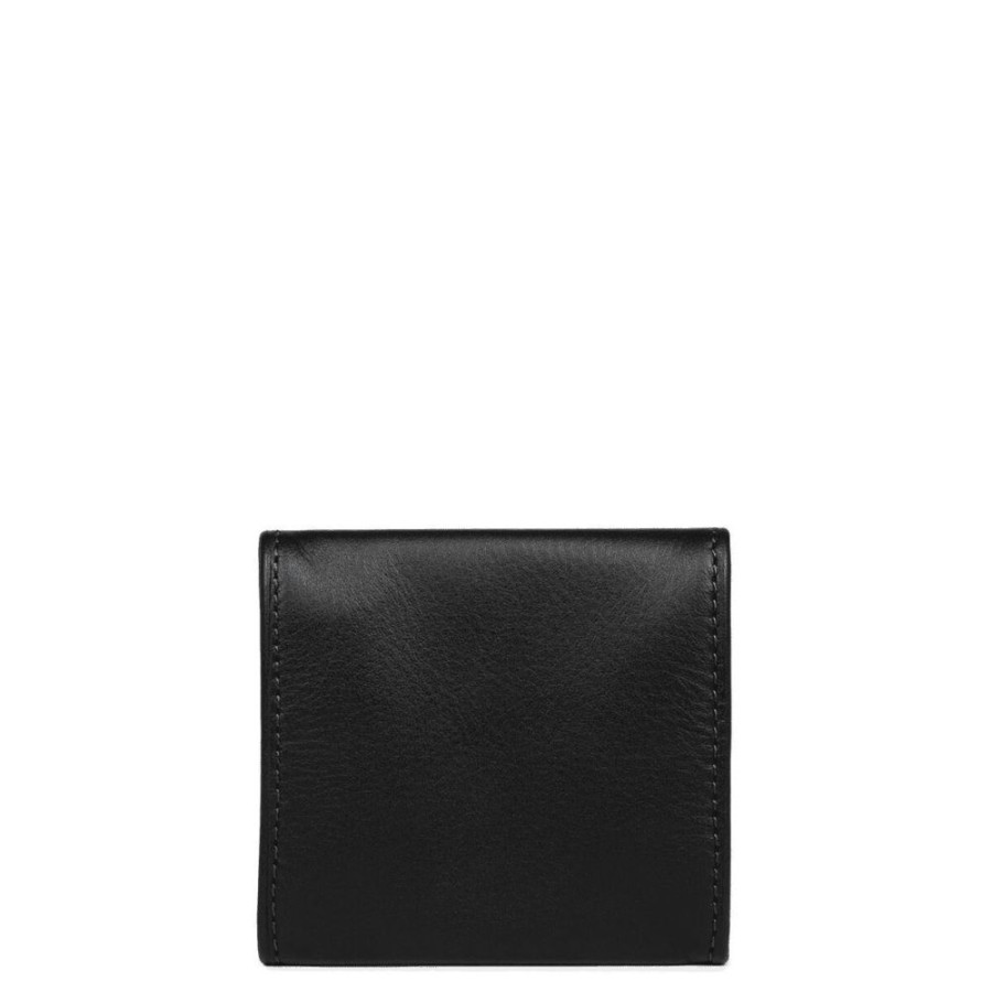 Homme lancaster Petite Maroquinerie | Porte-Monnaie Avec Pression Soft Vintage Homme Noir