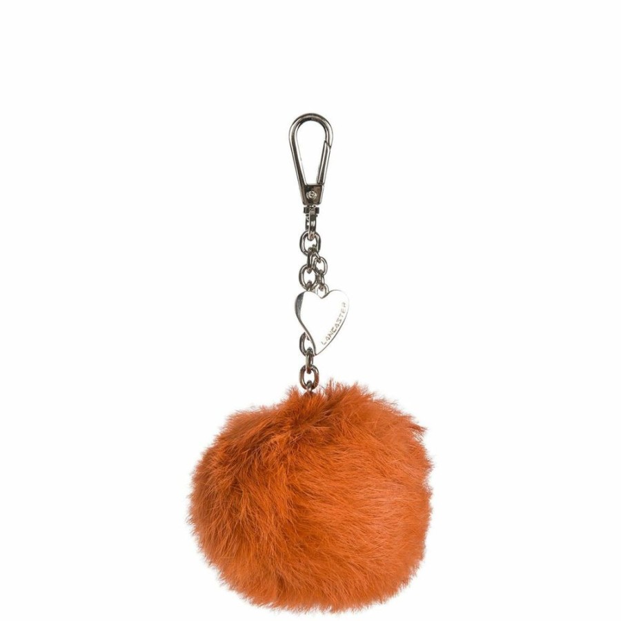 Femme lancaster Accessoires De Sacs | Pompon Accessoires Pompon Orange