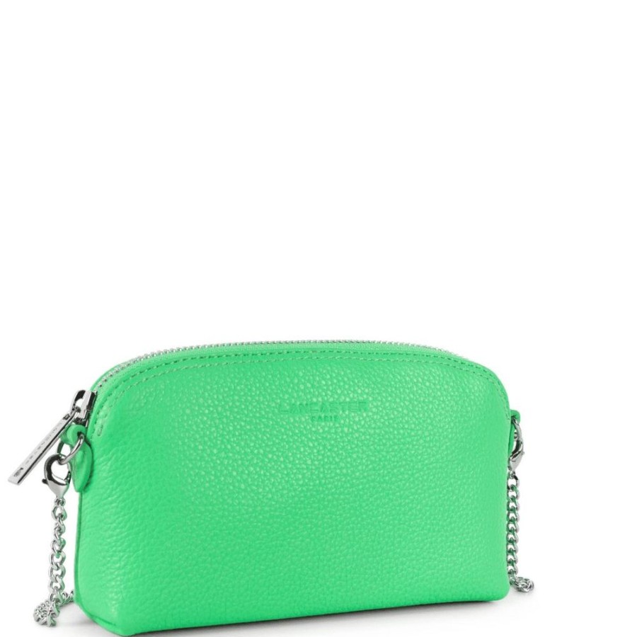 Femme lancaster Trousse De Toilette | Trousse Zippee Foulonne Pm Vert