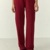 Femme american vintage Vetements | Jogging Femme Hapylife Rouge