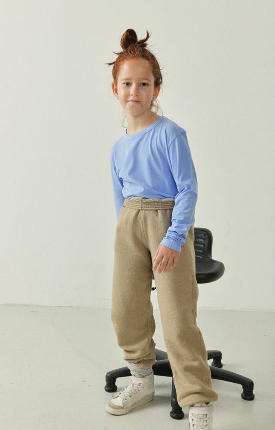 Enfant american vintage Pantalons | Jogging Enfant Ikatown Marron