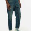 Enfant kaporal Pantalons & Shorts | Jean Loose Cropped Homme Bleu