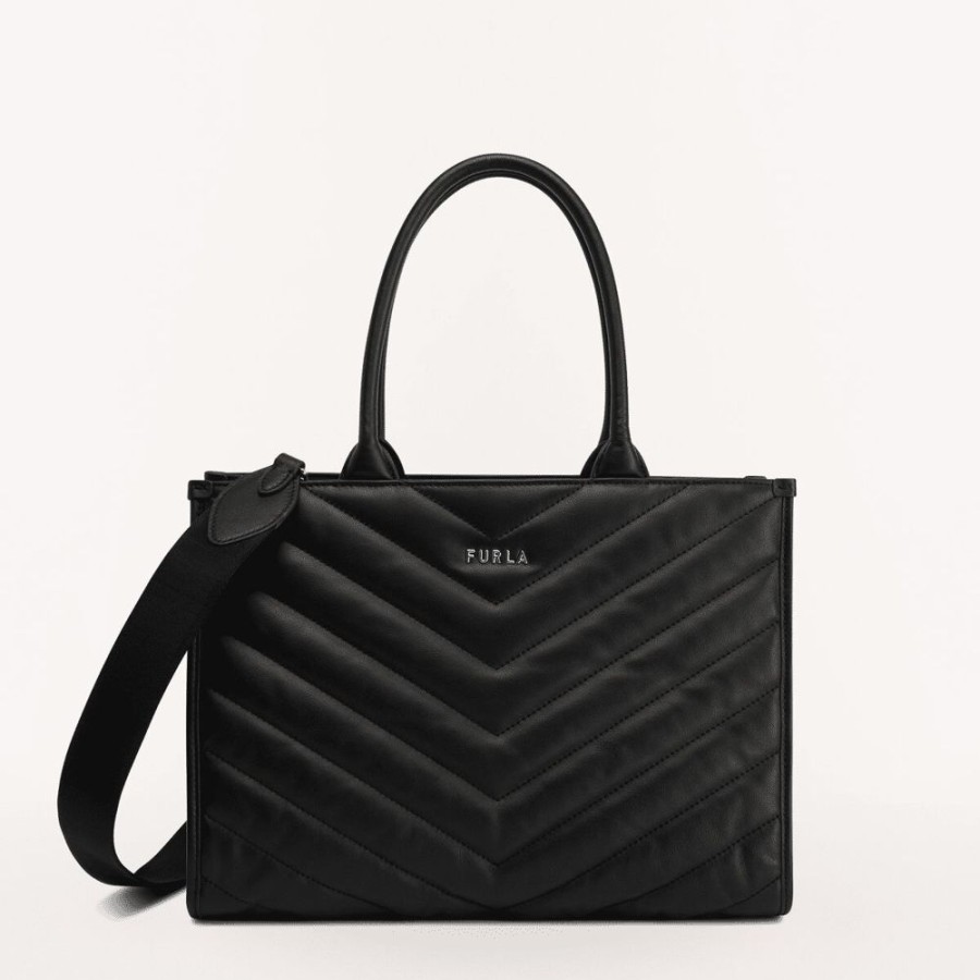 Femme furla Sacs | Niobe L Tote - Vitello Keria+Vitello King Noir