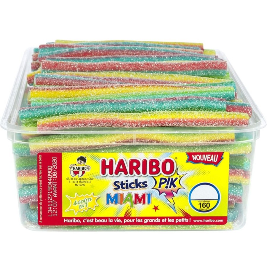 Epicerie haribo | Sticks Miami Pik 150 Bonbons