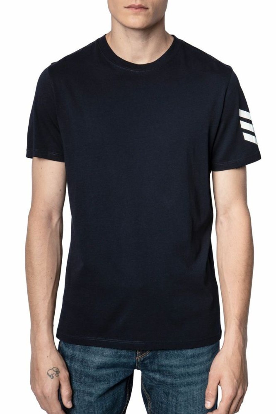 Homme zadig&voltaire T-Shirts | T-Shirt Tommy Arrow Bleu