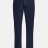 Homme boggi milano Pantalons | Jean En Denim Extensible Fonce Bleu