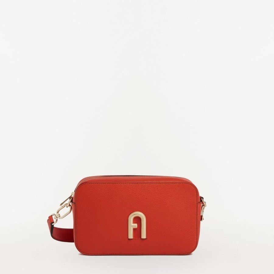 Femme furla Sacs | Furla Primula S Crossbody - Vitello St.Daino New+Vitello Sorrento Orange