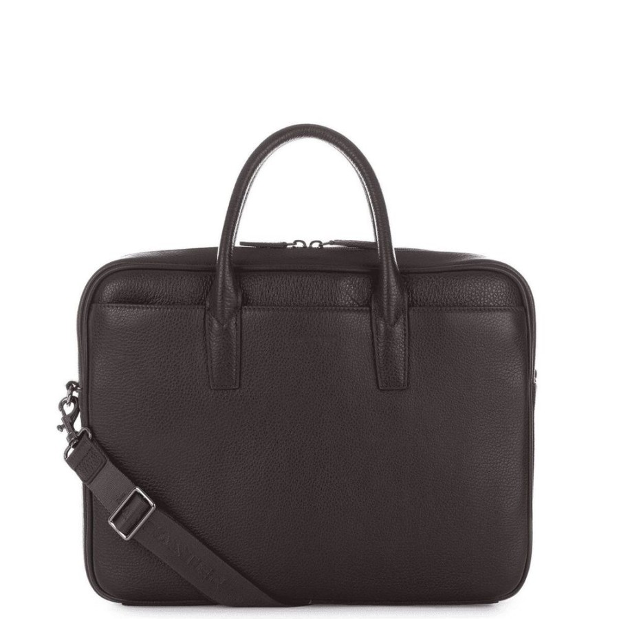 Homme lancaster Petite Maroquinerie | Porte Documents Zippe Gentlemen Marron