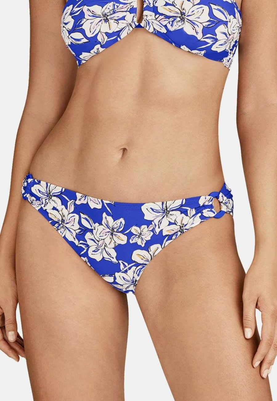 Femme aubade Culottes | Culotte De Maillot De Bain Bresilienne Parfums D'Ete Bleu