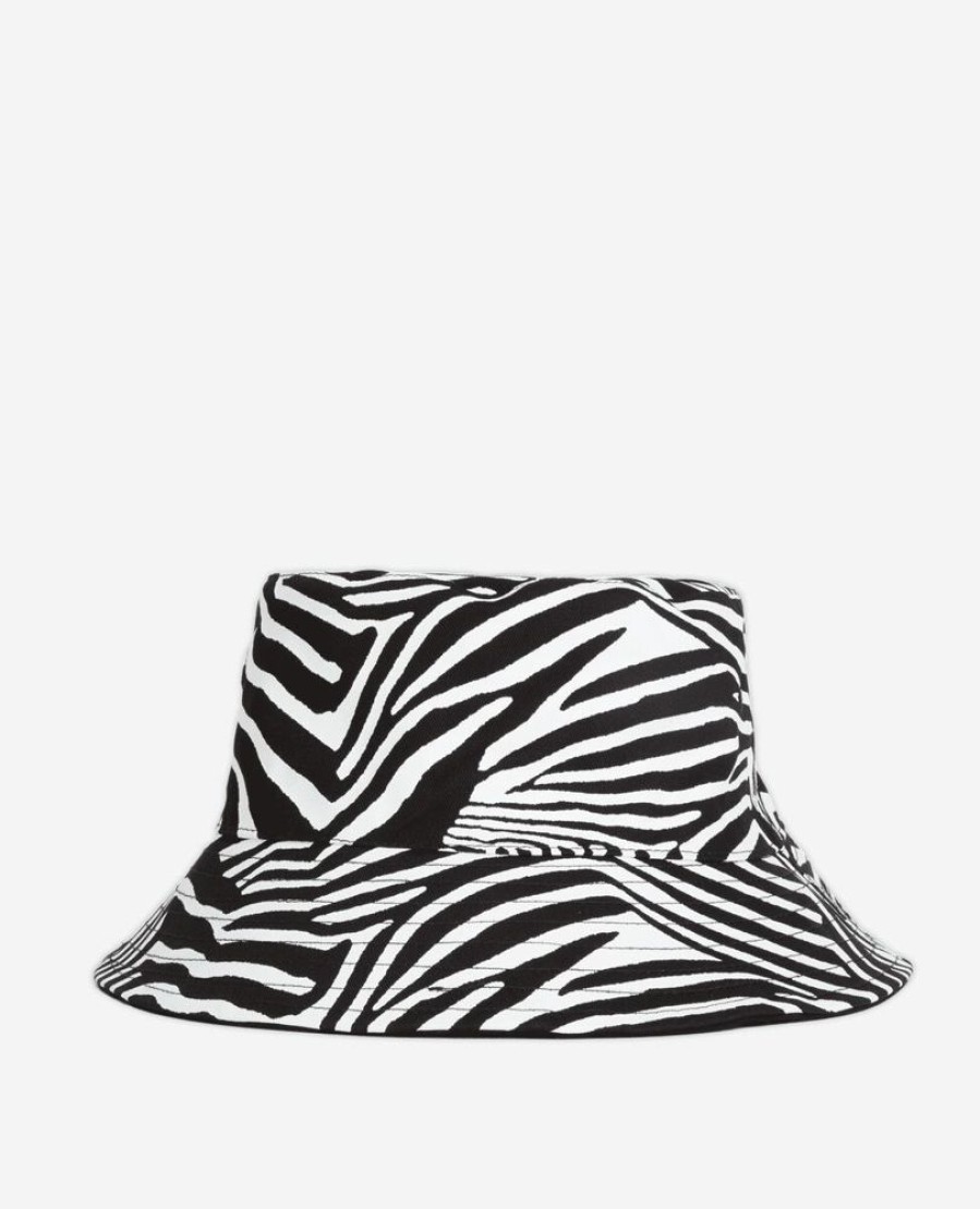 Femme the kooples Casquettes, Chapeaux & Bonnets | Chapeau Reversible Imprime Zebre