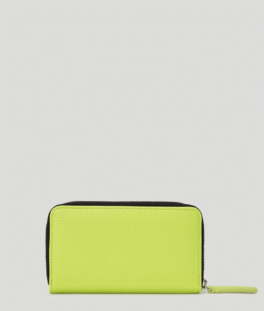 Femme karl lagerfeld Porte Carte | K/Athleisure Medium Wallet Vert