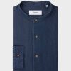 Homme figaret Chemises | Chemise Lucien En Denim Bleu