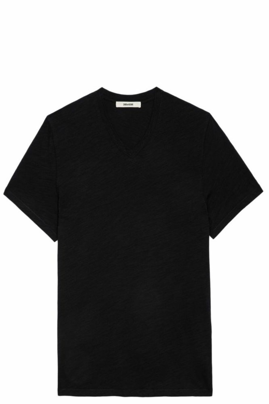 Homme zadig&voltaire T-Shirts | T-Shirt Stocky Flamme Noir