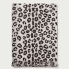 Femme eric bompard Echarpes & Foulards | Etole Imprime Leopard 180 Cm X 85 Cm - Accessoires - Roche Gris