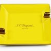 Homme s.t. dupont Briquet | Mini Cendrier Vanille Jaune