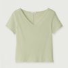 Femme american vintage T-Shirts | T-Shirt Femme Aksun Vert