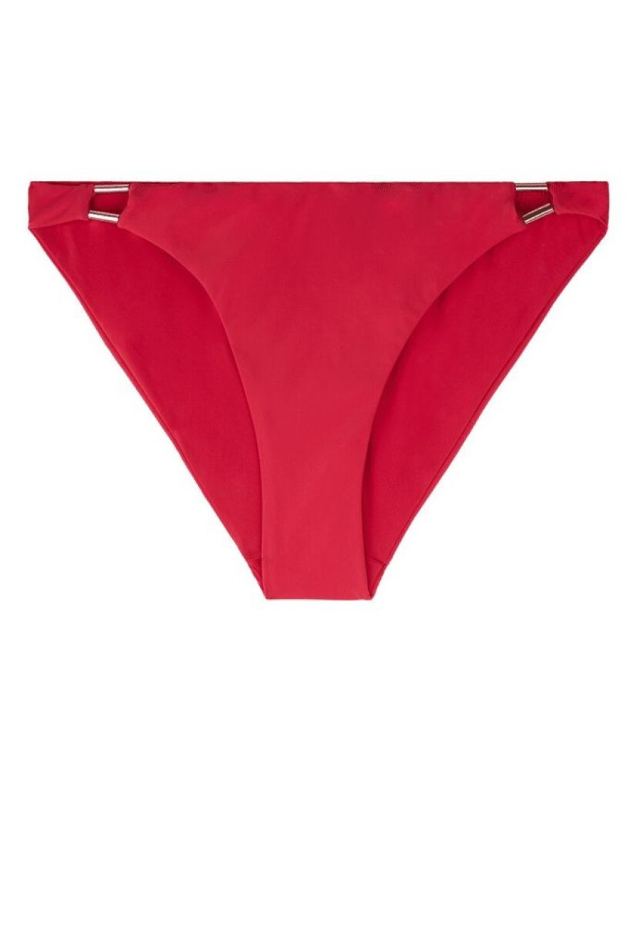 Femme aubade Maillots De Bain | Culotte De Maillot De Bain Bresilienne Beach Escape Rouge