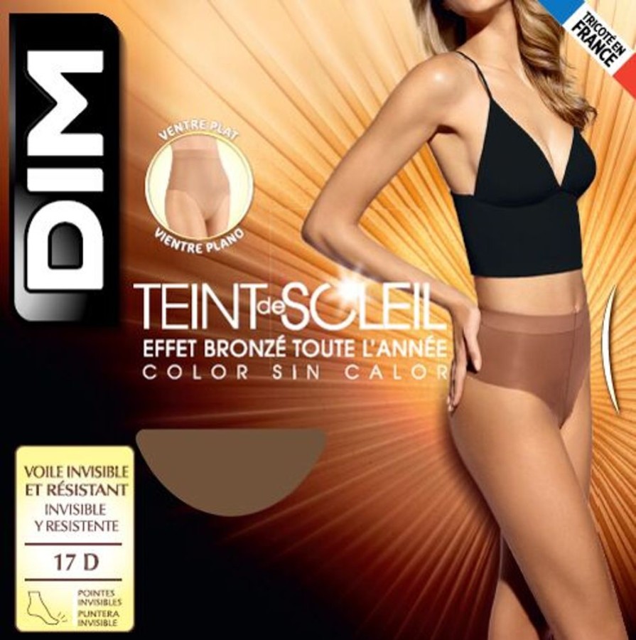 Femme dim Chaussettes & Collants | Teint De Soleil Collant Marron