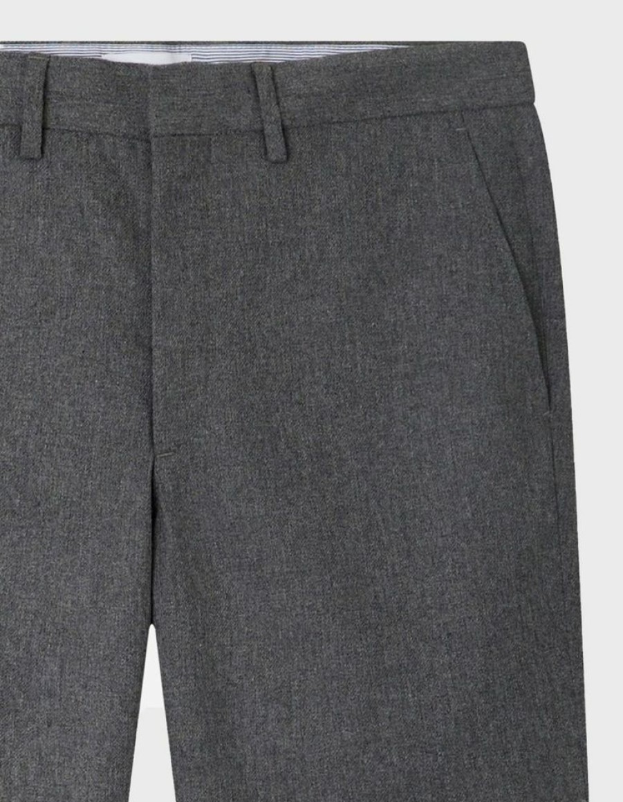 Homme figaret Pantalons | Chino Maxence En Flanelle E Gris